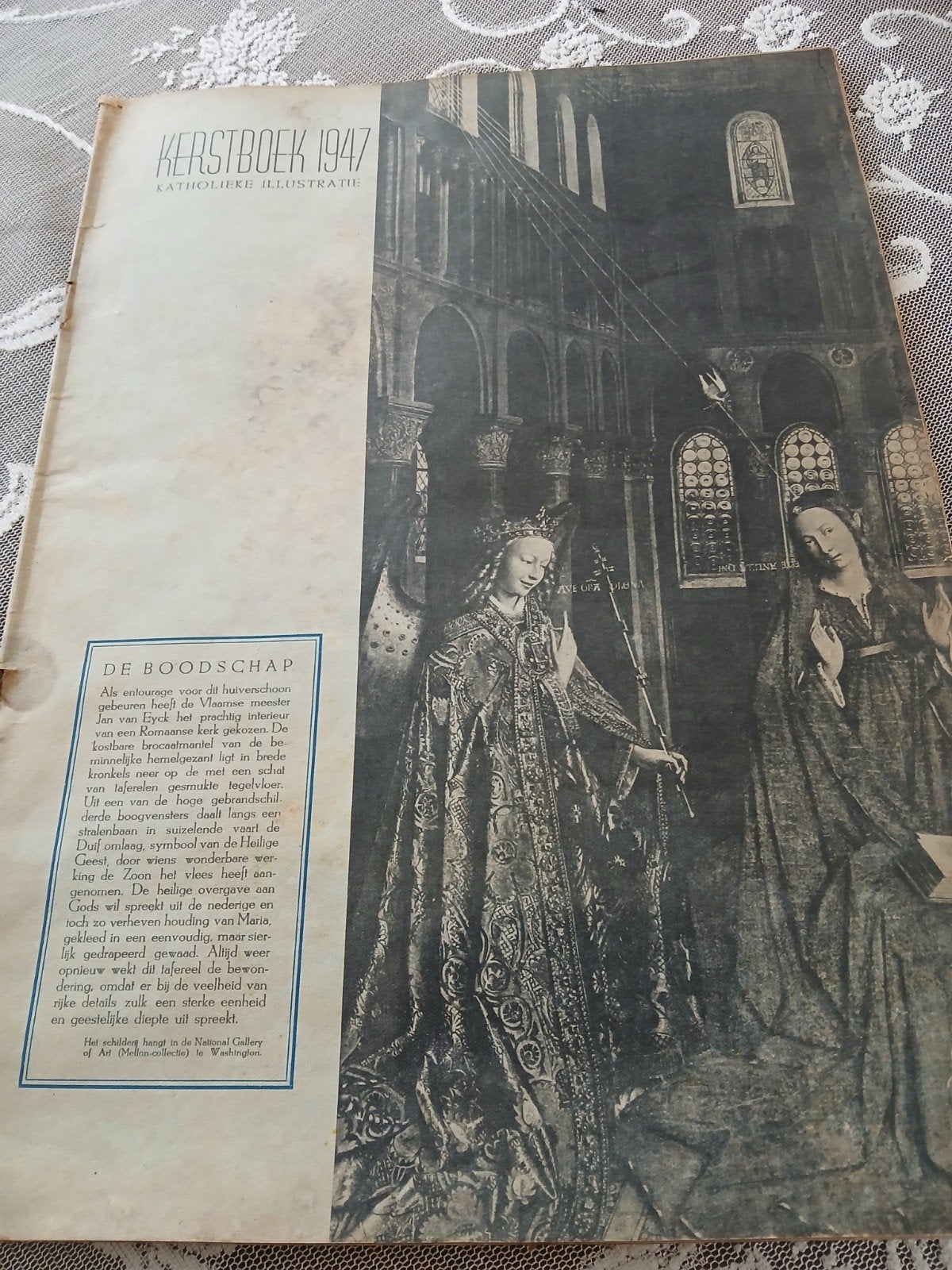 Kerstboek katholieke Illustratie 1947, Ophalen of Verzenden, 1940 tot 1960, Tijdschrift