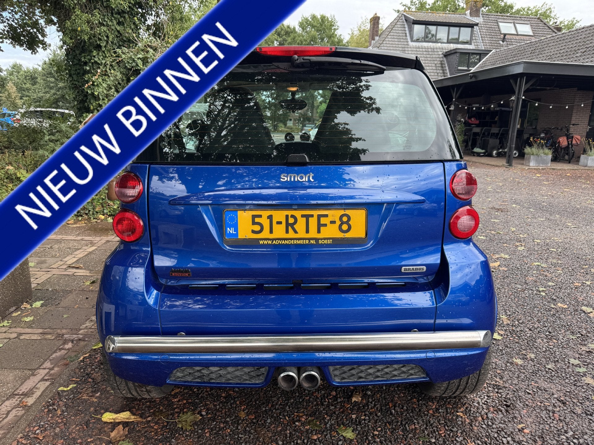 Smart Fortwo Coupé 1.0 BRABUS (bj 2010, automaat), Auto's, Automaat, Euro 5, Gebruikt, 785 kg
