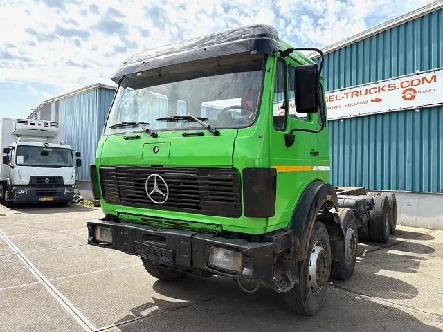Mercedes-Benz SK 3335K 8x4 FULL STEEL CHASSIS (ZF16 MANUAL G, Auto's, Vrachtwagens, Euro 2, Achterwielaandrijving, Mercedes-Benz