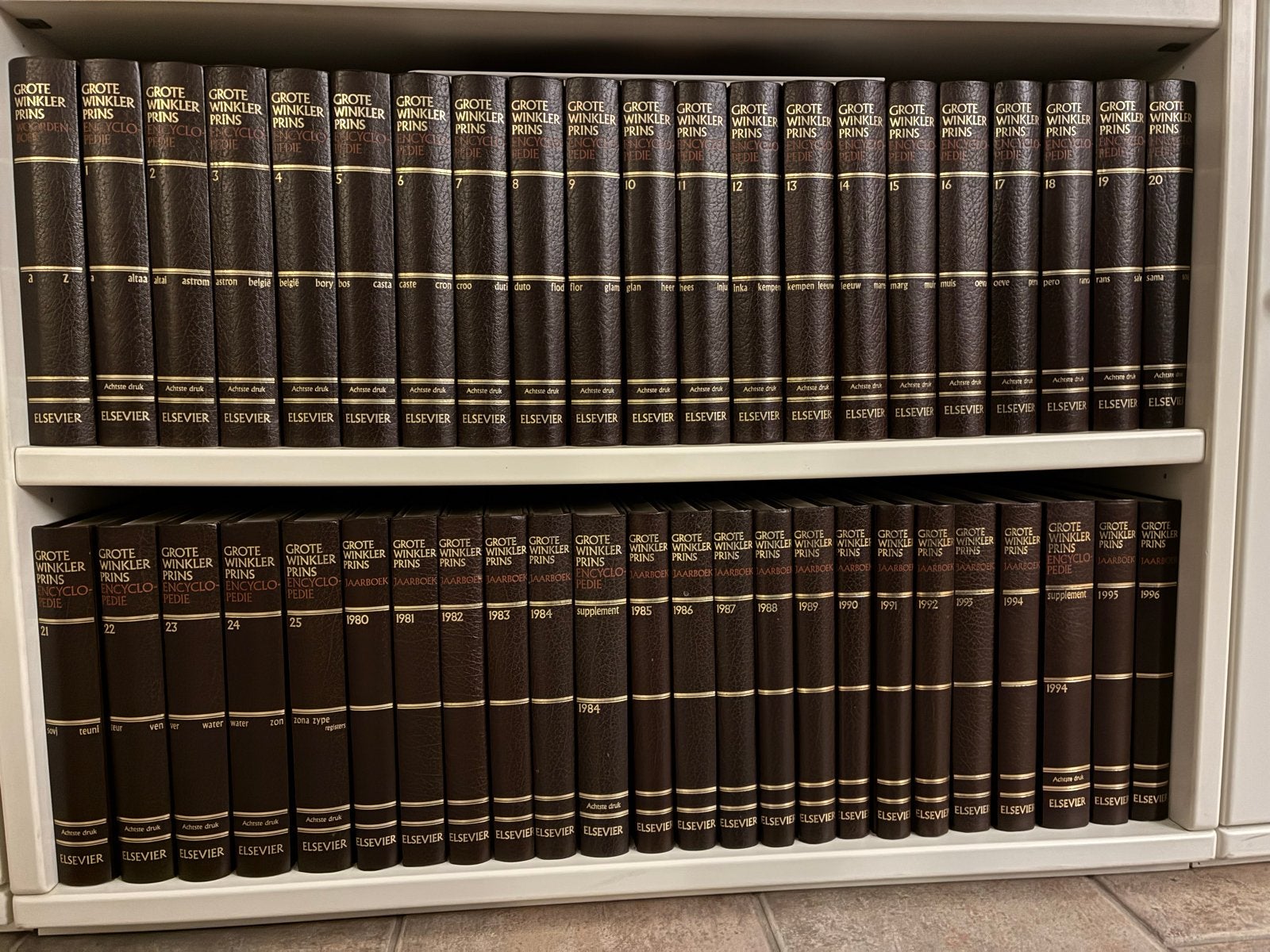 Grote Winkler Prins Encyclopedie - Complete serie GRATIS, Boeken, Encyclopedieën, Ophalen, Zo goed als nieuw, Algemeen, Complete serie