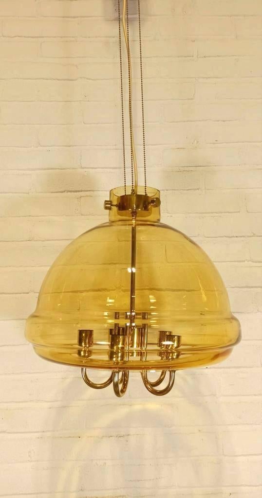 Vintage glashütte Limburg hanglamp, Ophalen, Tweedehands, Tweedehands, Tweedehands
