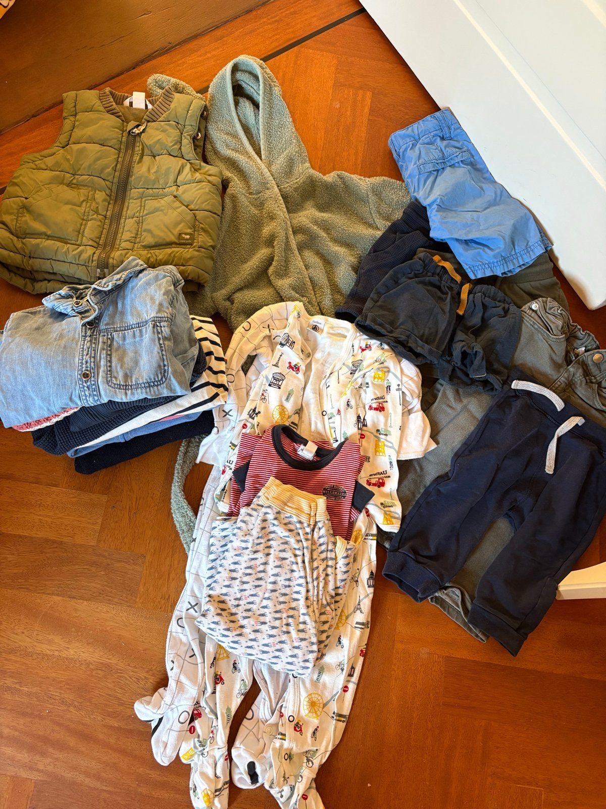 Tas jongenskleding maat 80-92, Kinderen en Baby's, Ophalen, Gebruikt, Jongetje, Setje
