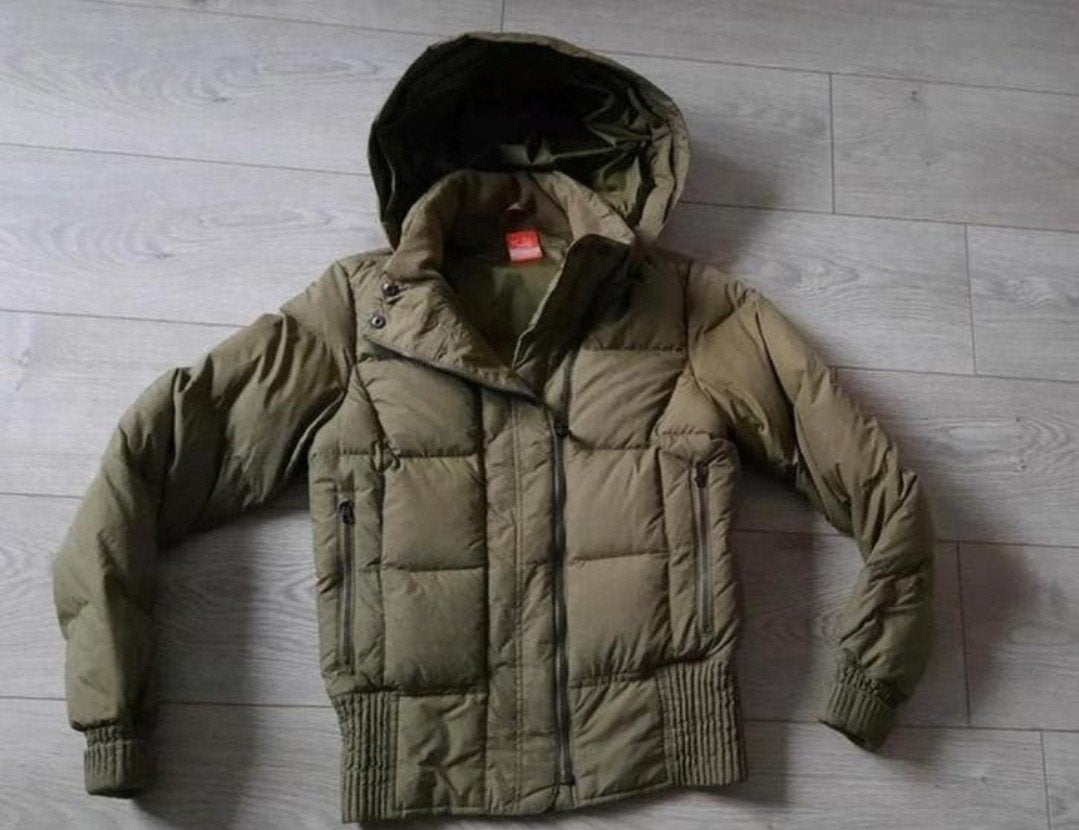 Nike groene winterjas maat s., Kleding | Dames, Jassen | Winter, Ophalen of Verzenden, Zo goed als nieuw, Groen