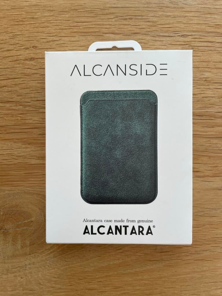 Alcanside Alcantara MagSafe Kaarthouder - Donkergroen, MagSafe, Verzenden, Kaarthouder, Overige merken