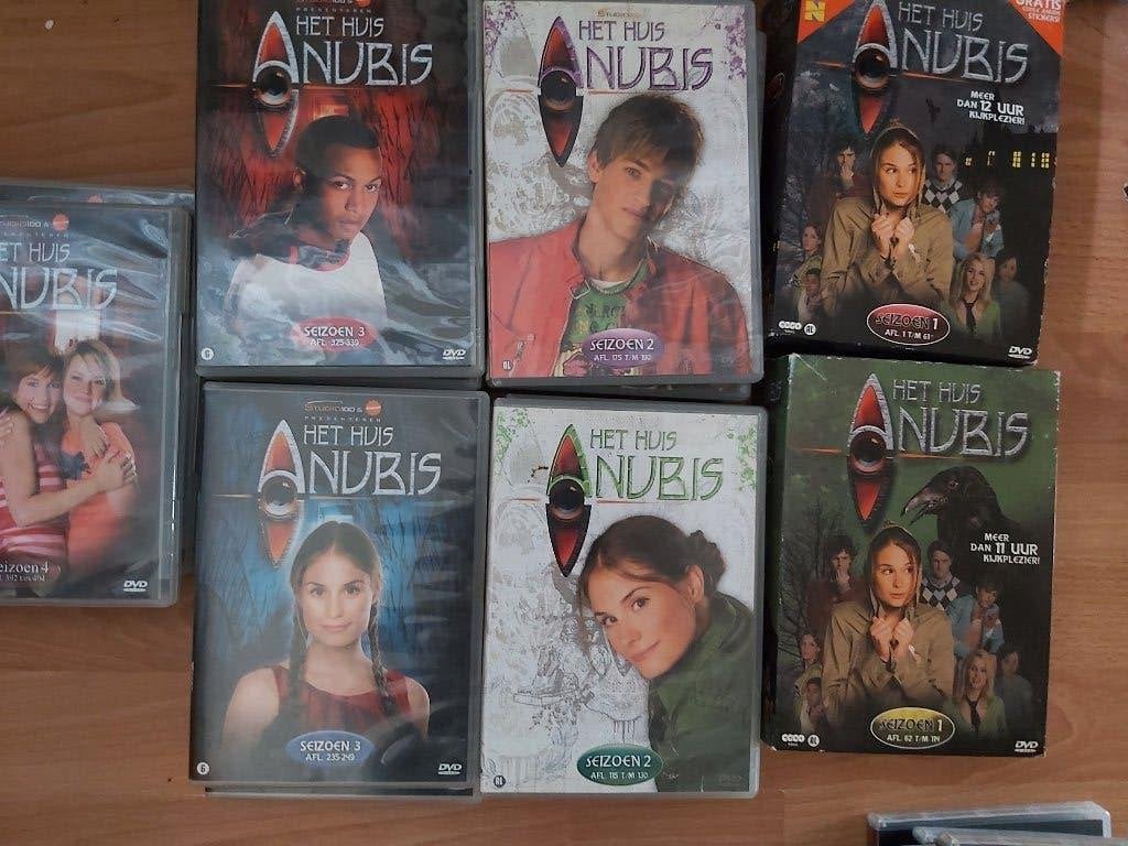 huis van anubis  1 t/m. 4 compleet, Alle leeftijden, Ophalen of Verzenden, Gebruikt, Drama