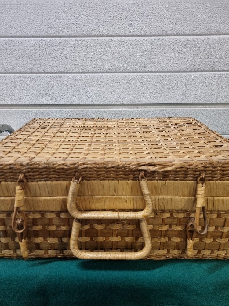 opbergmand riet met deksel, Huis en Inrichting, Ophalen of Verzenden, 'T Olde Gre-j, Info@toldegrej.nl, Endepoelstraat 20f Didam