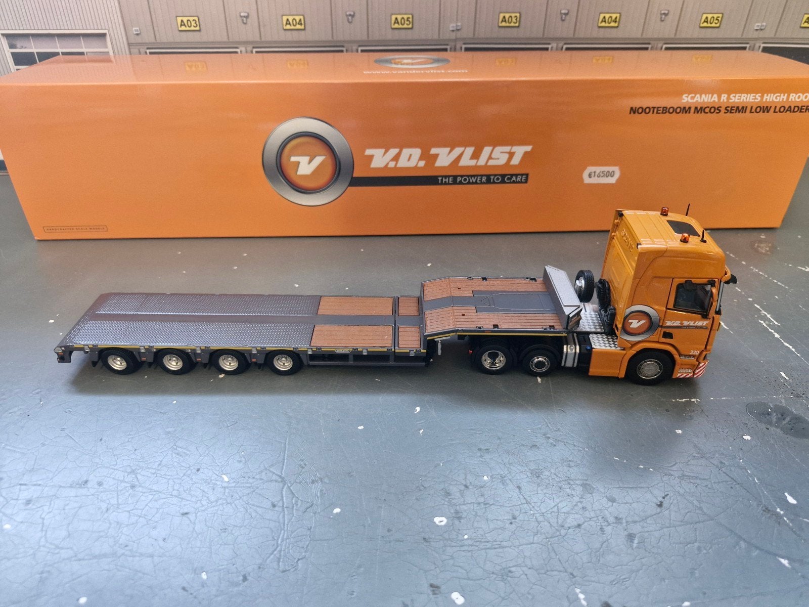 scania R met nooteboom semi dieplader v/d vlist, Ophalen of Verzenden, Nieuw, Bus of Vrachtwagen, Wsi