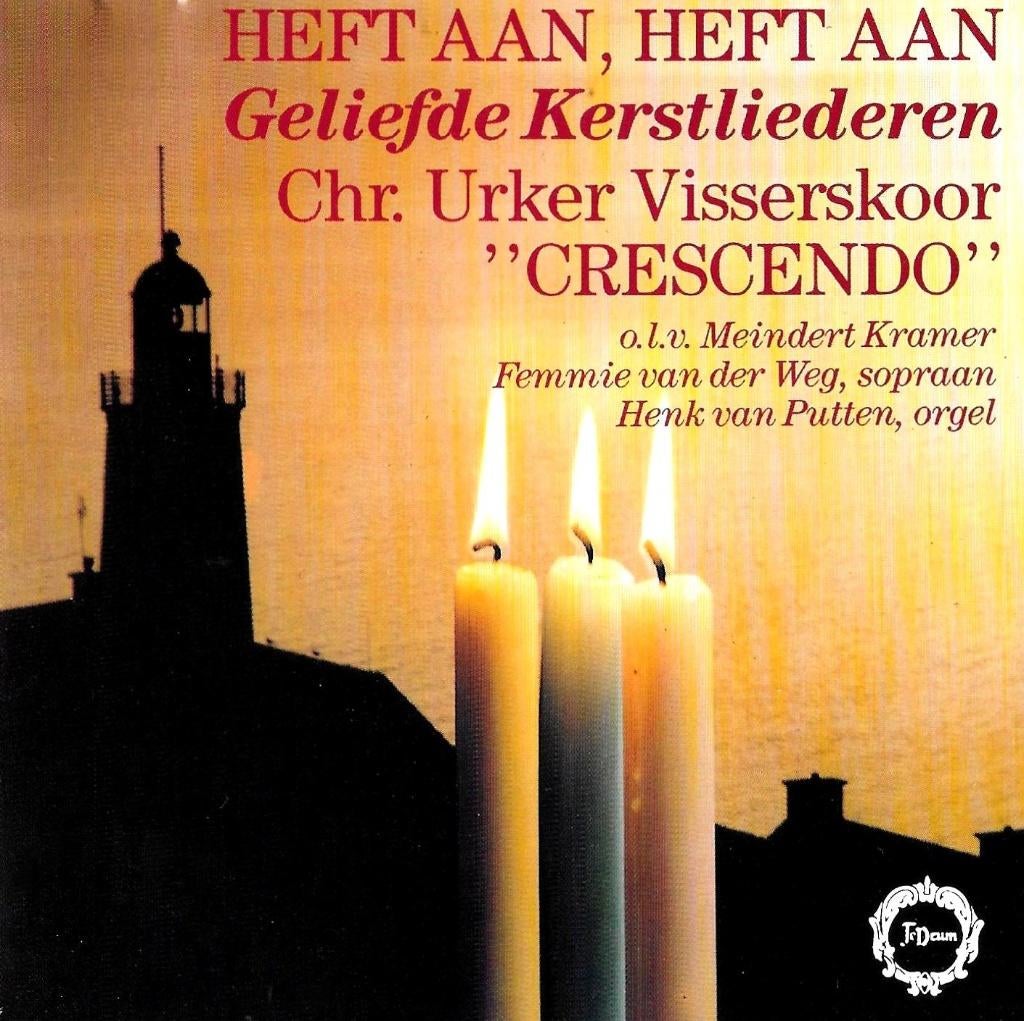 CHR. URKER VISSERSKOOR 'CRESENDO' - HEFT AAN, HEFT AAN., Ophalen of Verzenden, Zo goed als nieuw, Koren of Klassiek