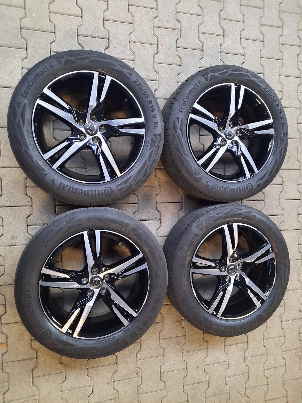 ZGAN 19 inch velgen 5×108 ORIGINELE VOLVO XC60 ZOMERSETJE, Auto-onderdelen, Banden en Velgen, 19 inch, Gebruikt, Banden en Velgen