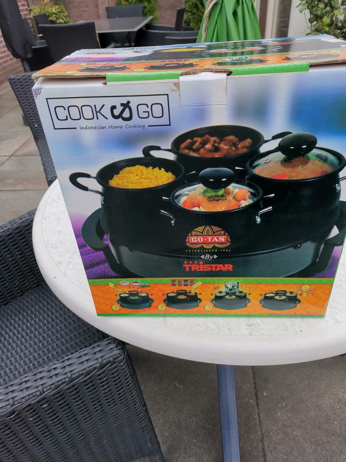 Wok & Go set Nieuw, Witgoed en Apparatuur, Gourmetstellen, Ophalen, Nieuw, 4 t/m 7 personen
