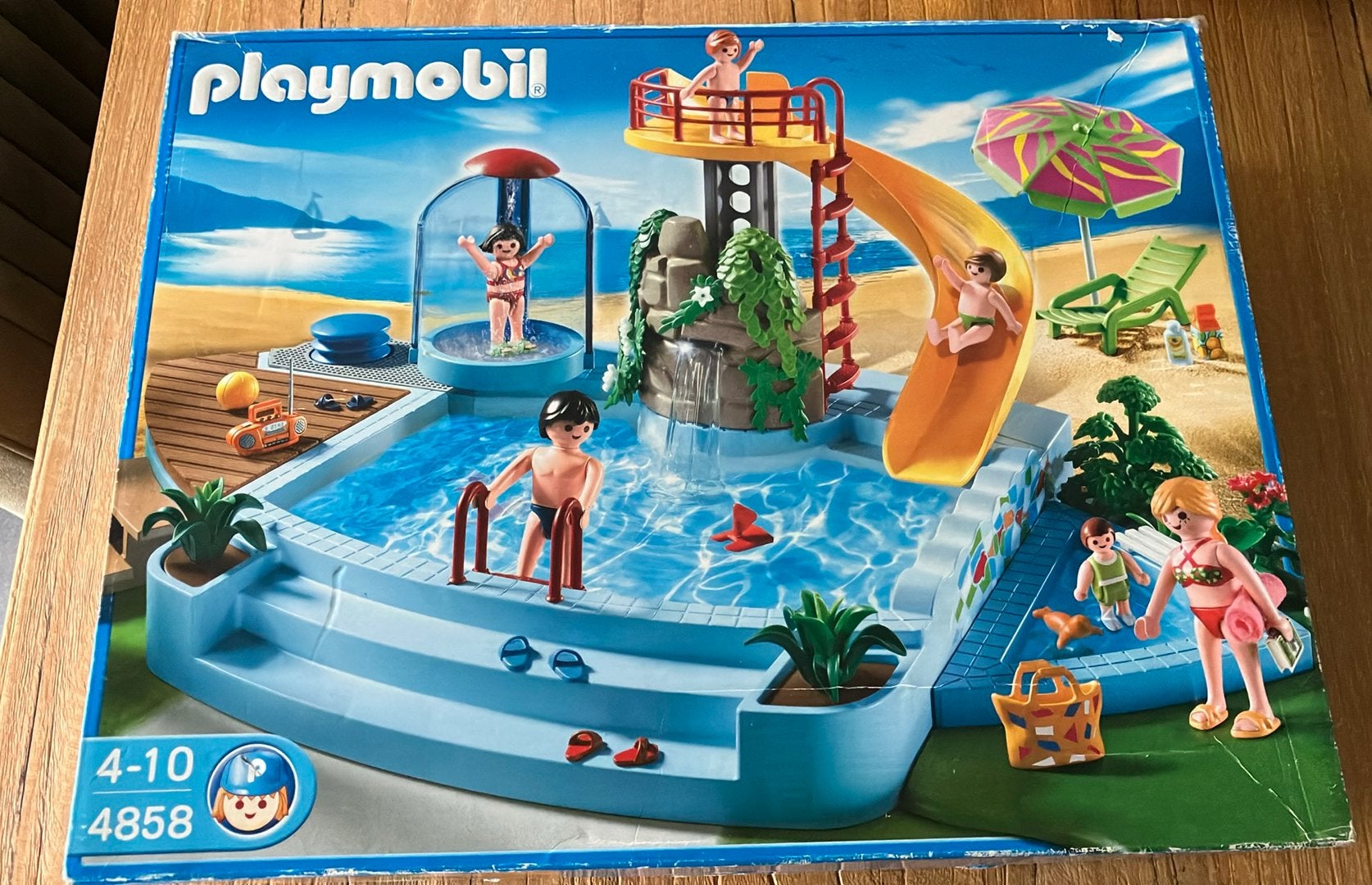 Playmobil zwembad 4858, Ophalen of Verzenden, Zo goed als nieuw