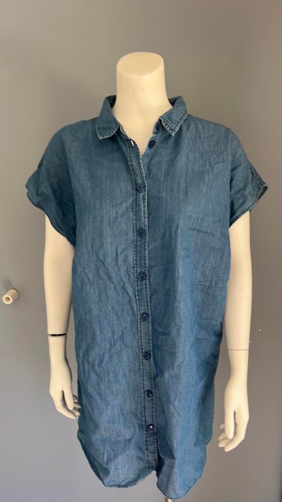 Nieuwe jeans jurk Junarose 48, Blauw, Maat 46/48 (XL) of groter, Nieuw, Ophalen of Verzenden