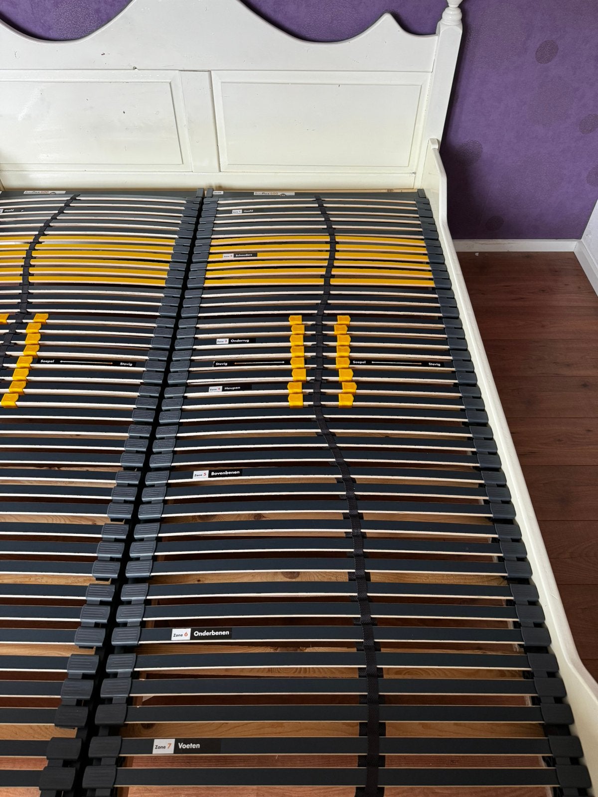 2x Bossflex 600 lattenbodem 80x200, Huis en Inrichting, Slaapkamer | Matrassen en Bedbodems, Ophalen, Zo goed als nieuw, Eenpersoons