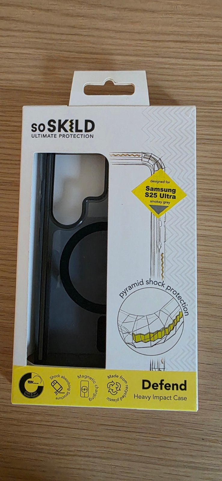 SoSkild Defend Heavy Impact Case voor Samsung S25 Ultra, Ophalen of Verzenden, Zo goed als nieuw, Bescherming, Samsung