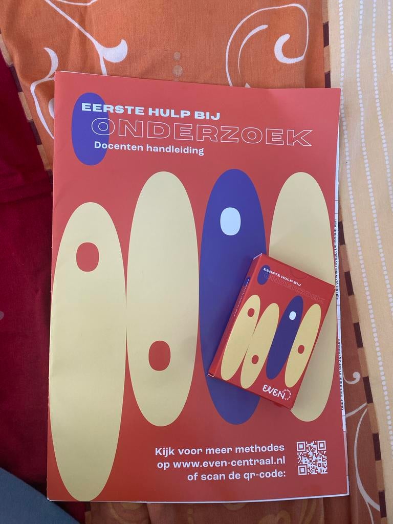 Eerste Hulp Bij Onderzoek - Docenten handleiding, Boeken, Studieboeken en Cursussen, Zo goed als nieuw, Overige niveaus, Gamma