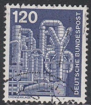BRD 1975 855 Chemiefabriek, Gest, Ophalen of Verzenden, BRD, Gestempeld