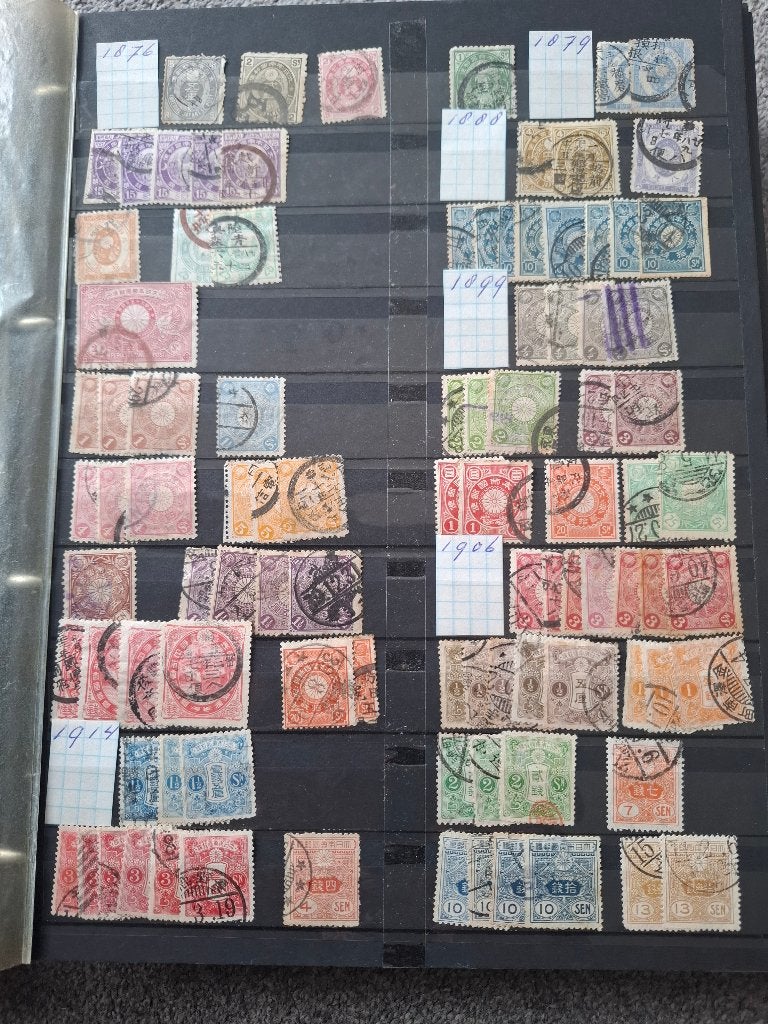 Postzegels oud en modern Japan in albums (Adv 1 van 3), Ophalen of Verzenden, Buitenland