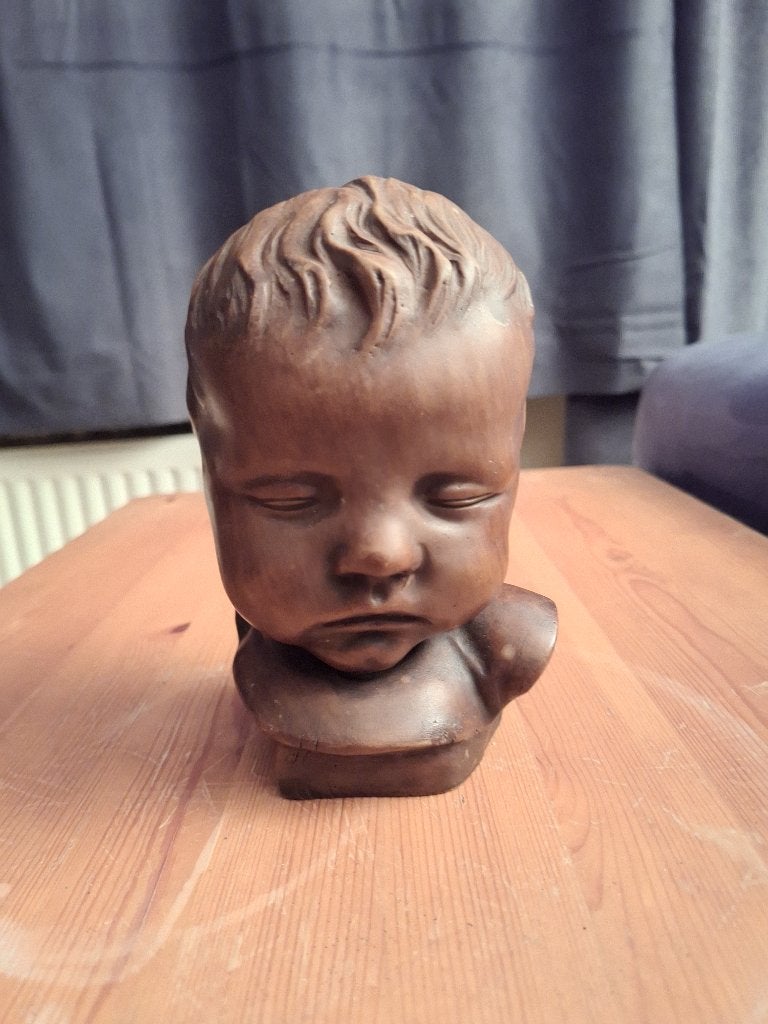 Lief kinderkopje te koop, Ophalen, Overige onderwerpen, Minder dan 20 cm, Buste