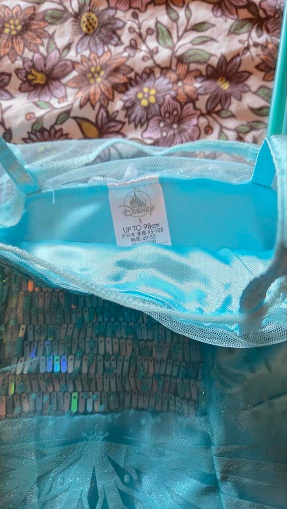 Disney verkleedjurk Elsa 3 jaar, Ophalen of Verzenden, Zo goed als nieuw, Meisje