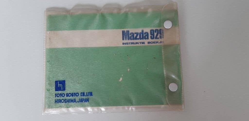 Instructieboekje mazda 929. 1973 In originele hoes, Ophalen of Verzenden