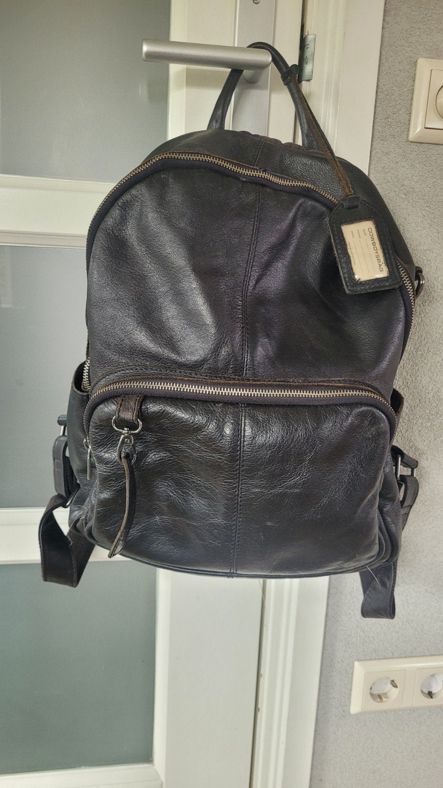 Cowboysbag Luiertas, Kinderen en Baby's, Luiertassen, Verzorgingstas, Gebruikt, Cowboysbag, Zwart