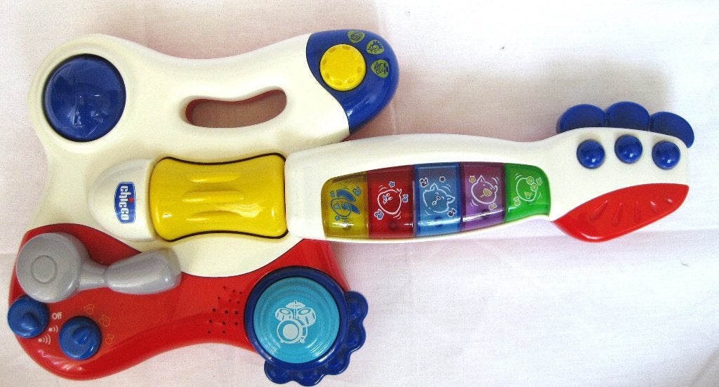 Chicco Gitaar Met Licht En Geluid /Muziek, Ophalen of Verzenden, Zo goed als nieuw, Overige typen, Met licht