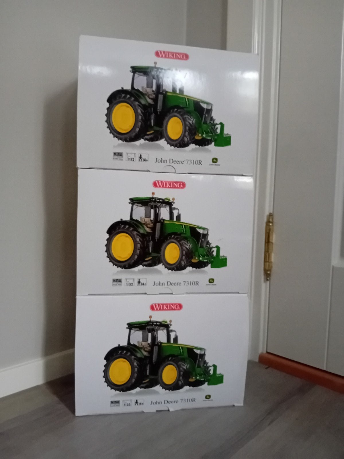 John deere 7310r wiking 1:32, Hobby en Vrije tijd, Modelauto's | 1:32, Ophalen of Verzenden, Nieuw, Tractor of Landbouw, Overige merken