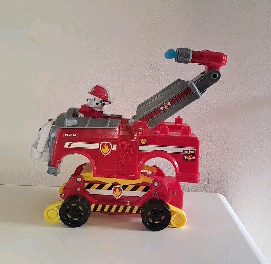 Paw Patrol Marshall Brandweerwagen Speelset, Ophalen of Verzenden, Zo goed als nieuw