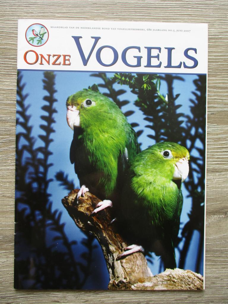 Onze vogels 68e jaargang nr. 5 juni 2007, Boeken, Ophalen of Verzenden, Gelezen, Vogels