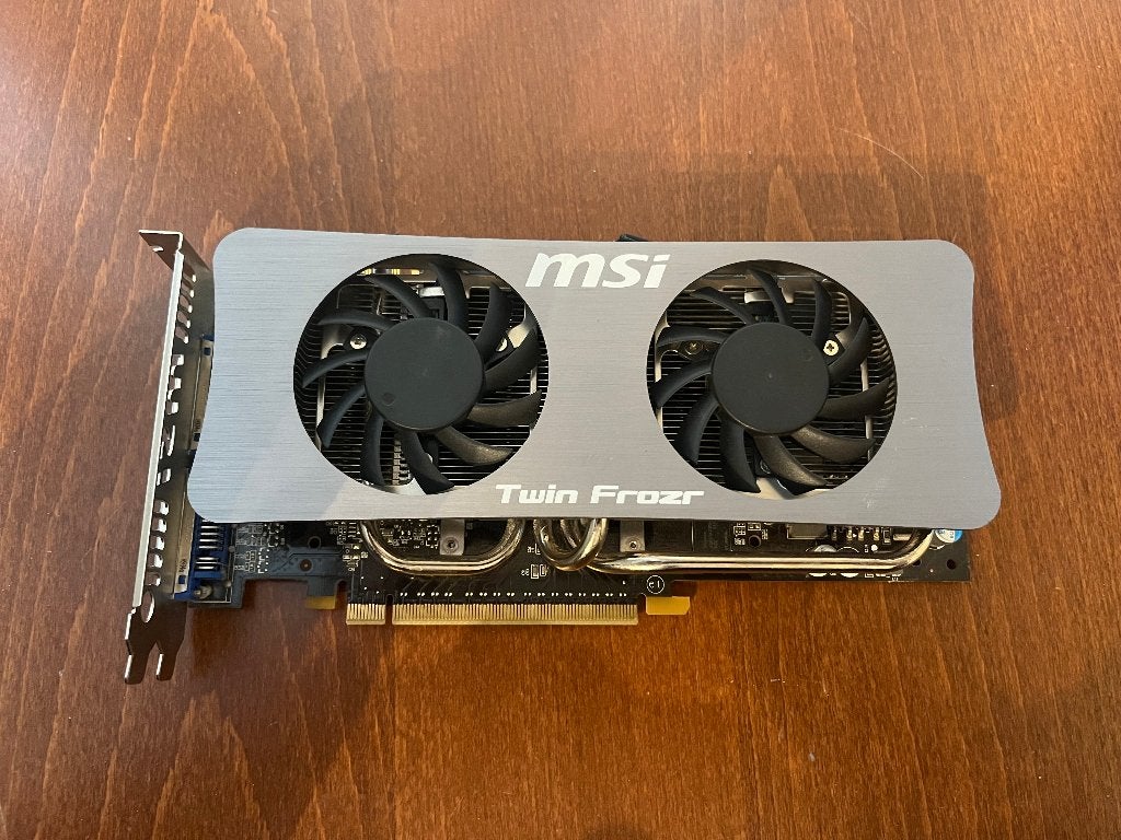 MSI GeForce GTS 250 1GB, Computers en Software, Videokaarten, Gebruikt, PCI-Express 2, GDDR3, Ophalen of Verzenden