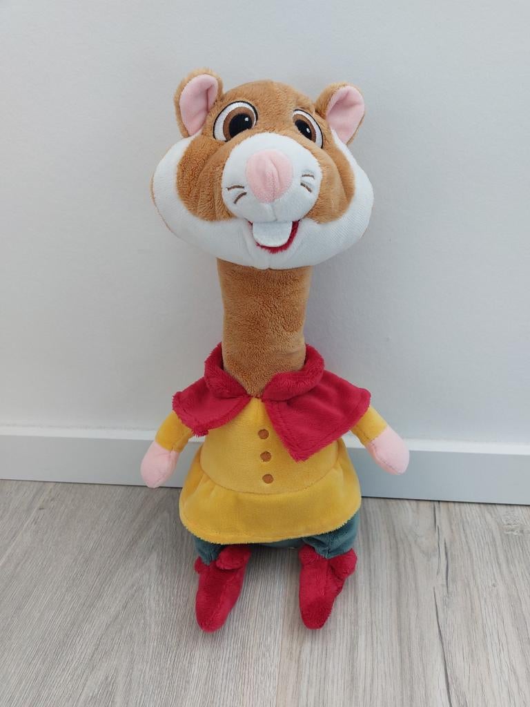 Knuffel hamster Efteling langnek AH Albert Heijn L218, Ophalen of Verzenden, Gebruikt, Overige typen