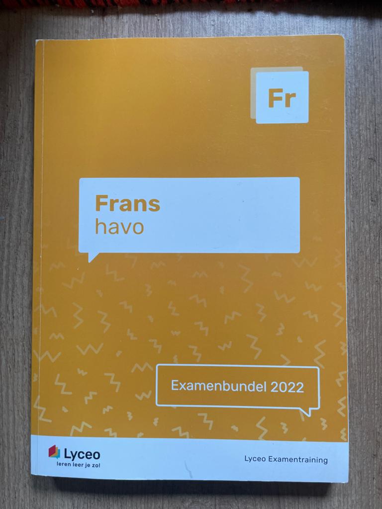 Examenbundel Frans havo 2022 Lyceo Examentraining, Boeken, Ophalen of Verzenden, Zo goed als nieuw, Non-fictie