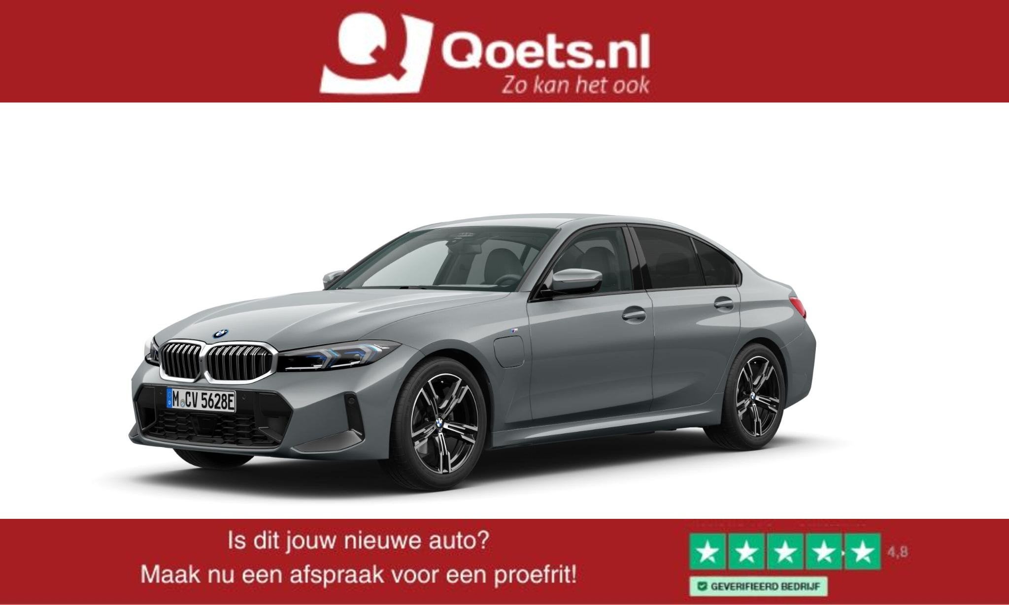 BMW 3-serie 330e xDrive M Sport - Active Cruise Control - El, Auto's, Automaat, Gebruikt, 4 cilinders, 135 min
