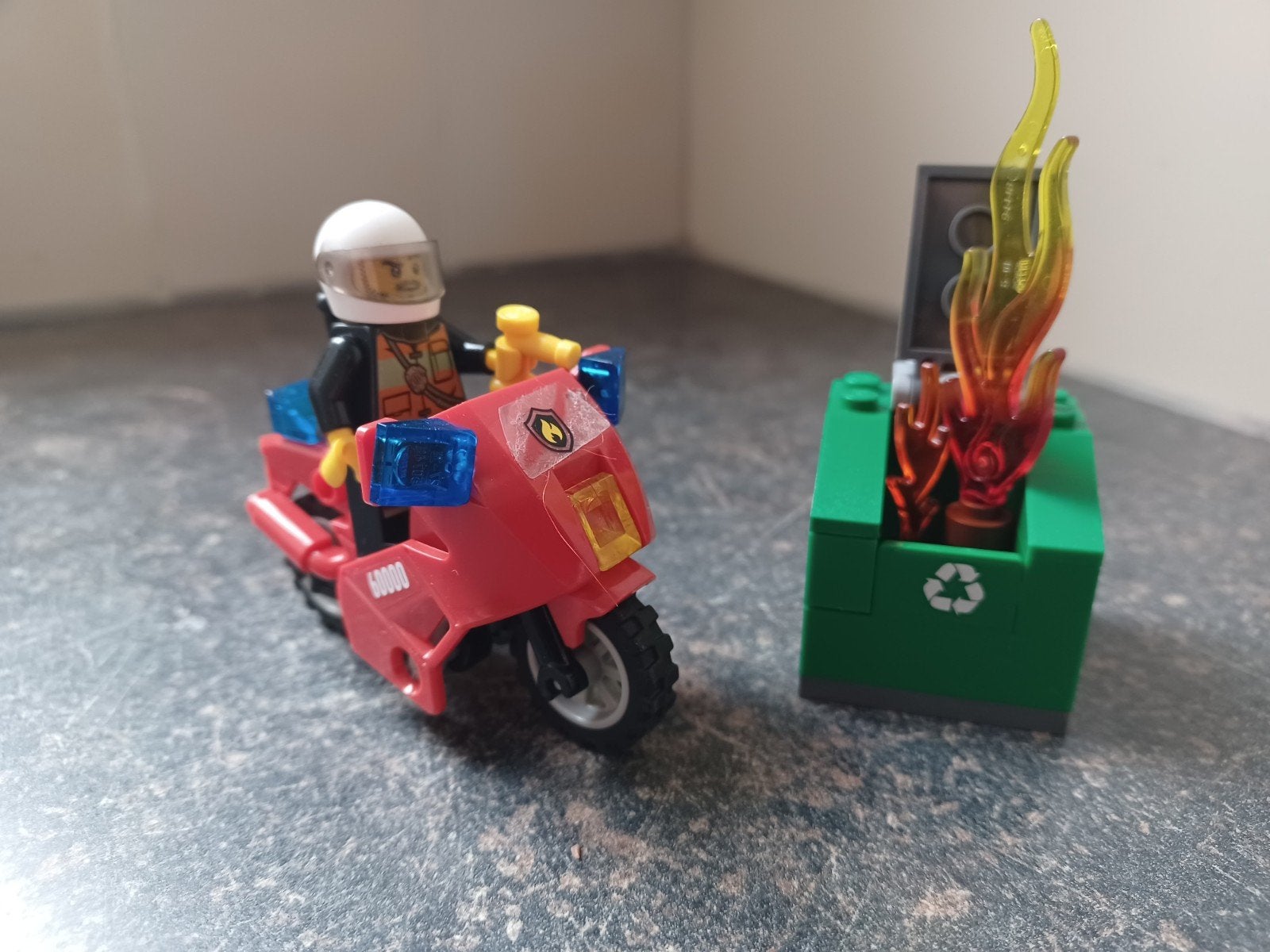 Lego city 60000 brandweer motor, Compleet, City, Lego, Ophalen of Verzenden