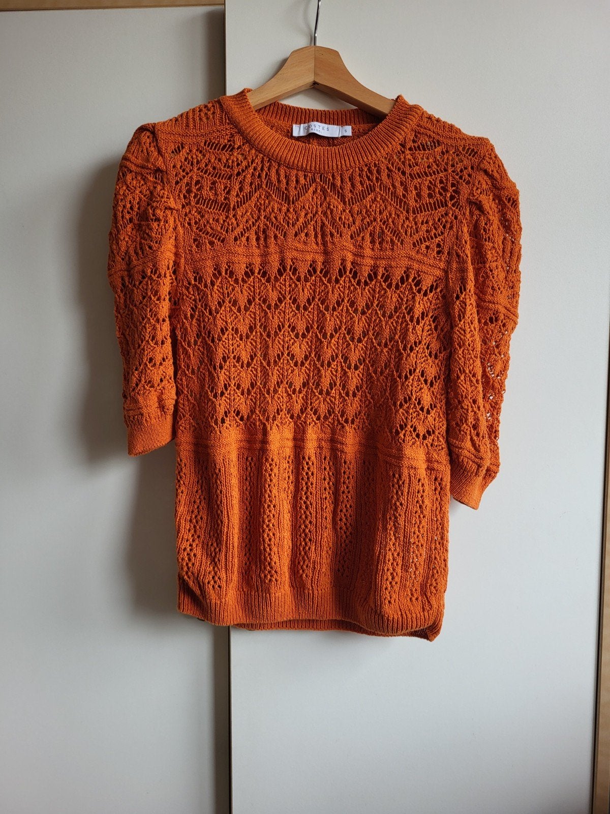 Costes Rebel Oranje Gebreide Trui Maat S, Oranje, Ophalen of Verzenden, Maat 36 (S), Gedragen