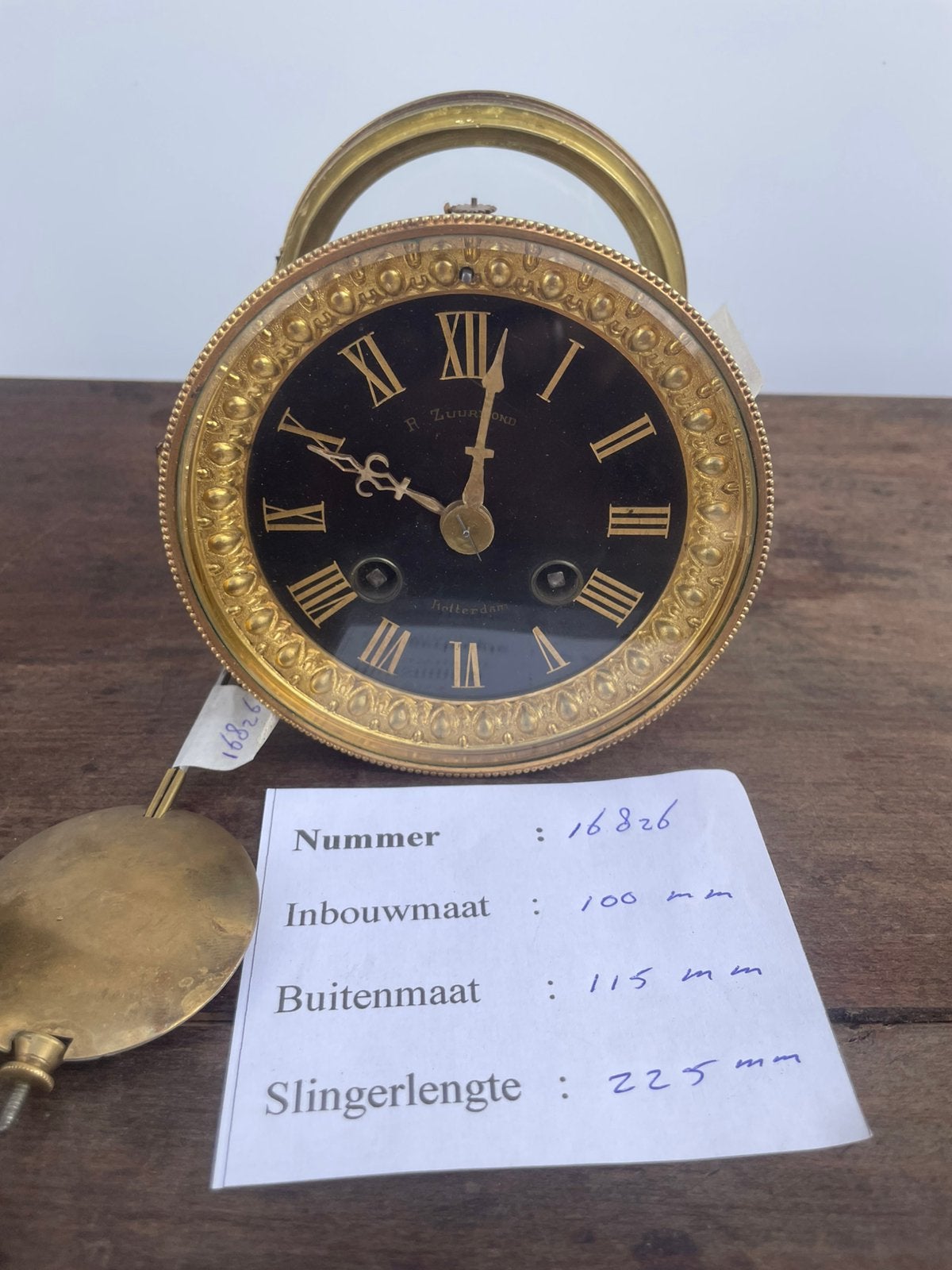 Los Frans pendule uurwerk 16826, Ophalen of Verzenden