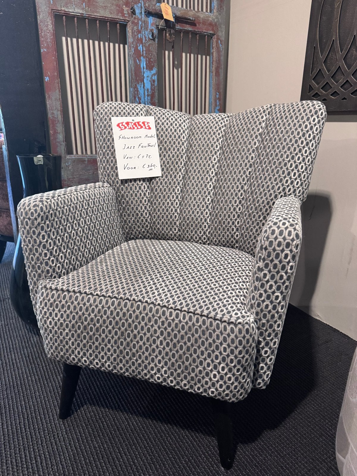 Jazz fauteuil UrbanSofa showroommodel, Huis en Inrichting, Ophalen, Zo goed als nieuw, Stof, 75 tot 100 cm