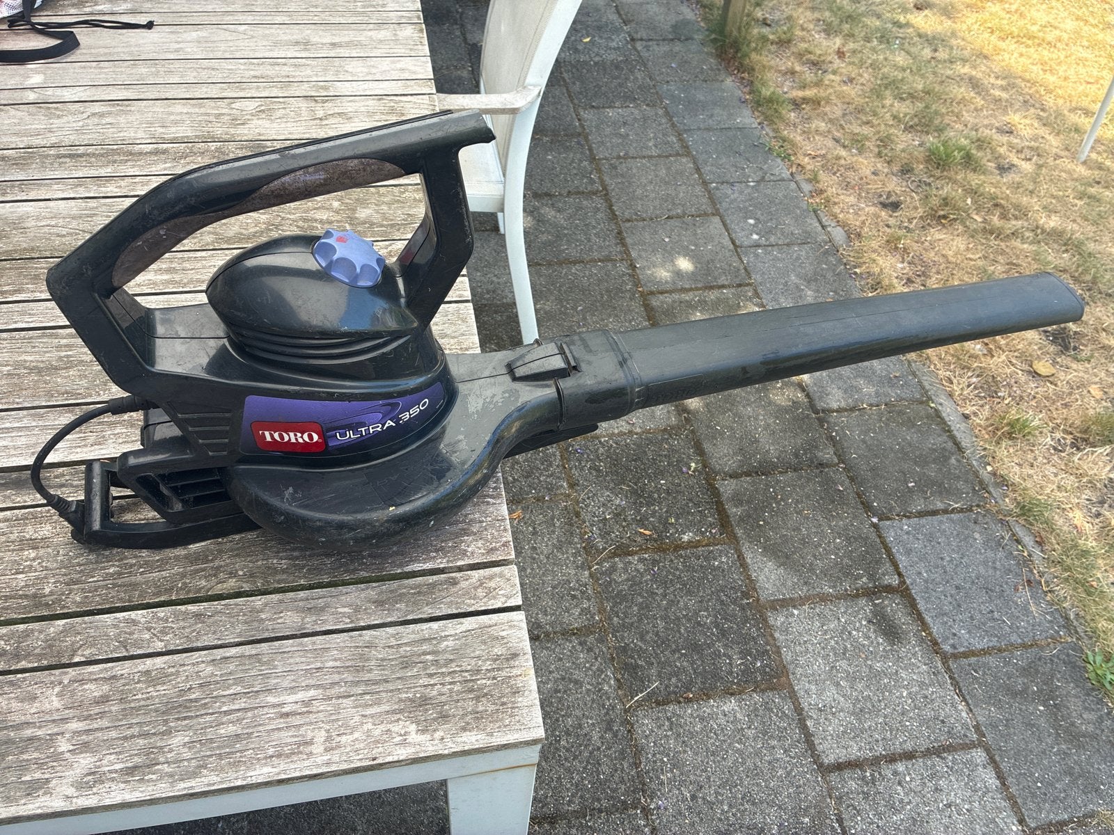 Toro Ultra 350 elektrische bladblazer - Werkt perfect!, Ophalen, Gebruikt, Elektrisch, Handgedragen