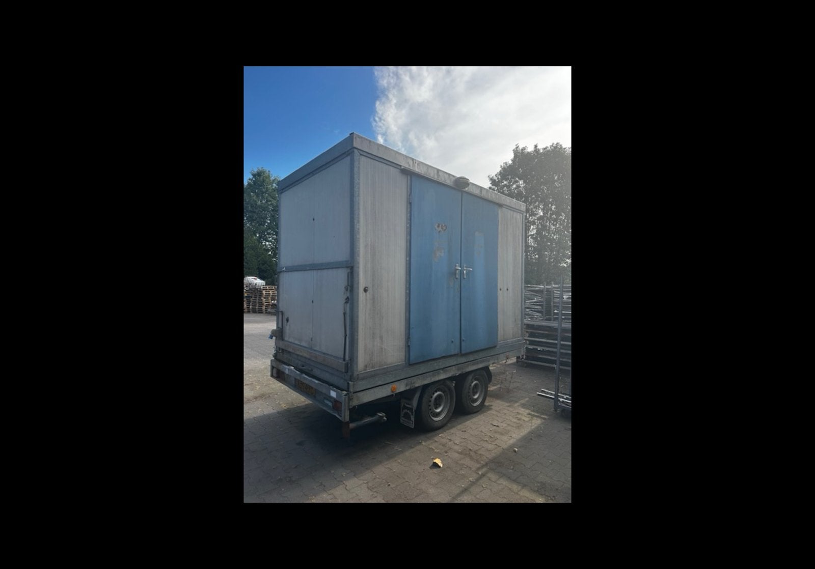 Toiletwagen, Ophalen, Gebruikt