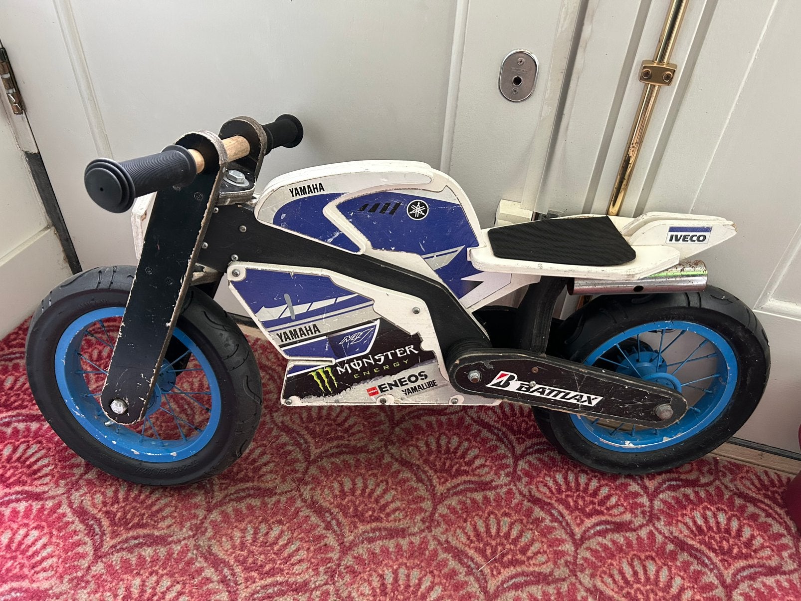 Stoere peuter loopfiets motor, Ophalen, Gebruikt, Loopfiets