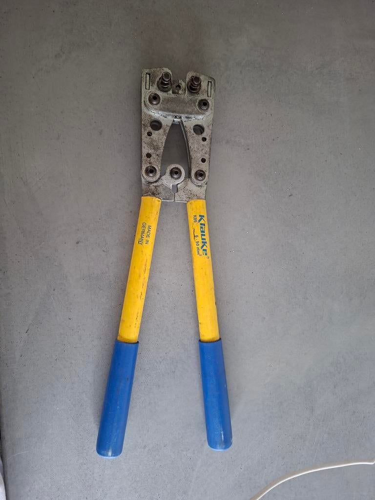 Klauke perstang k05 6mm2 tot 50mm2, Doe-het-zelf en Verbouw, Gereedschap | Handgereedschap, Ophalen of Verzenden, Zo goed als nieuw