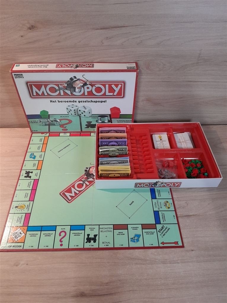 monopoly het beroemde gezelschapspel - s6237, Verzenden, Zo goed als nieuw