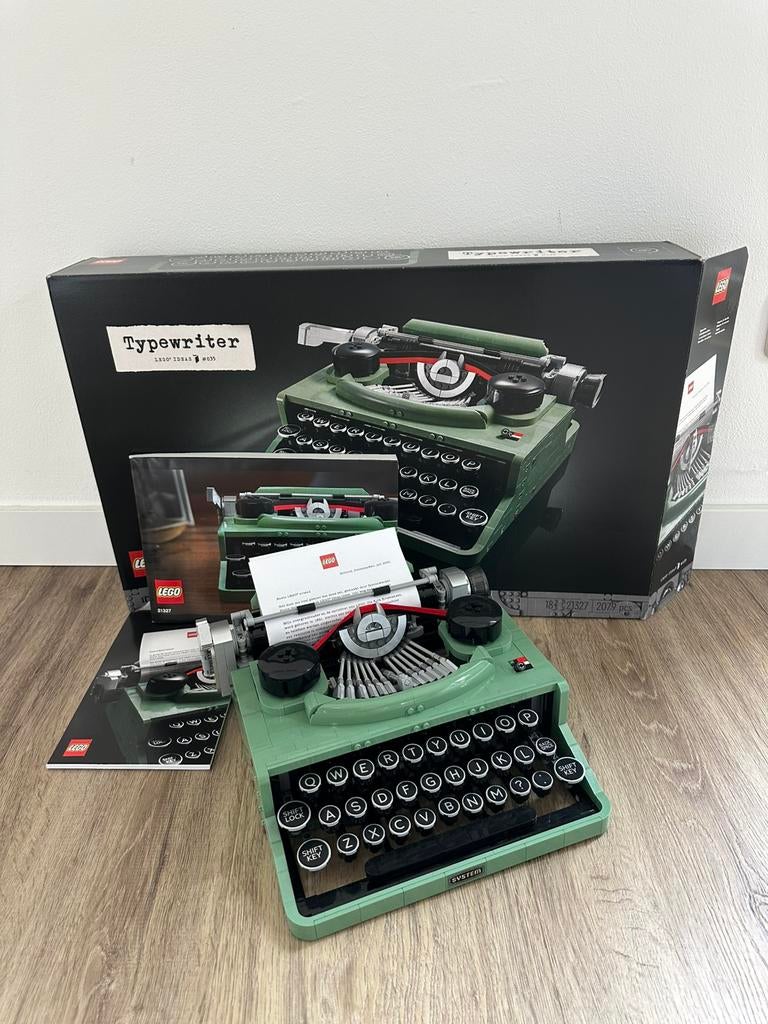 LEGO typemachine/ typewriter 21237, Lego, Ophalen of Verzenden, Complete set, Compleet