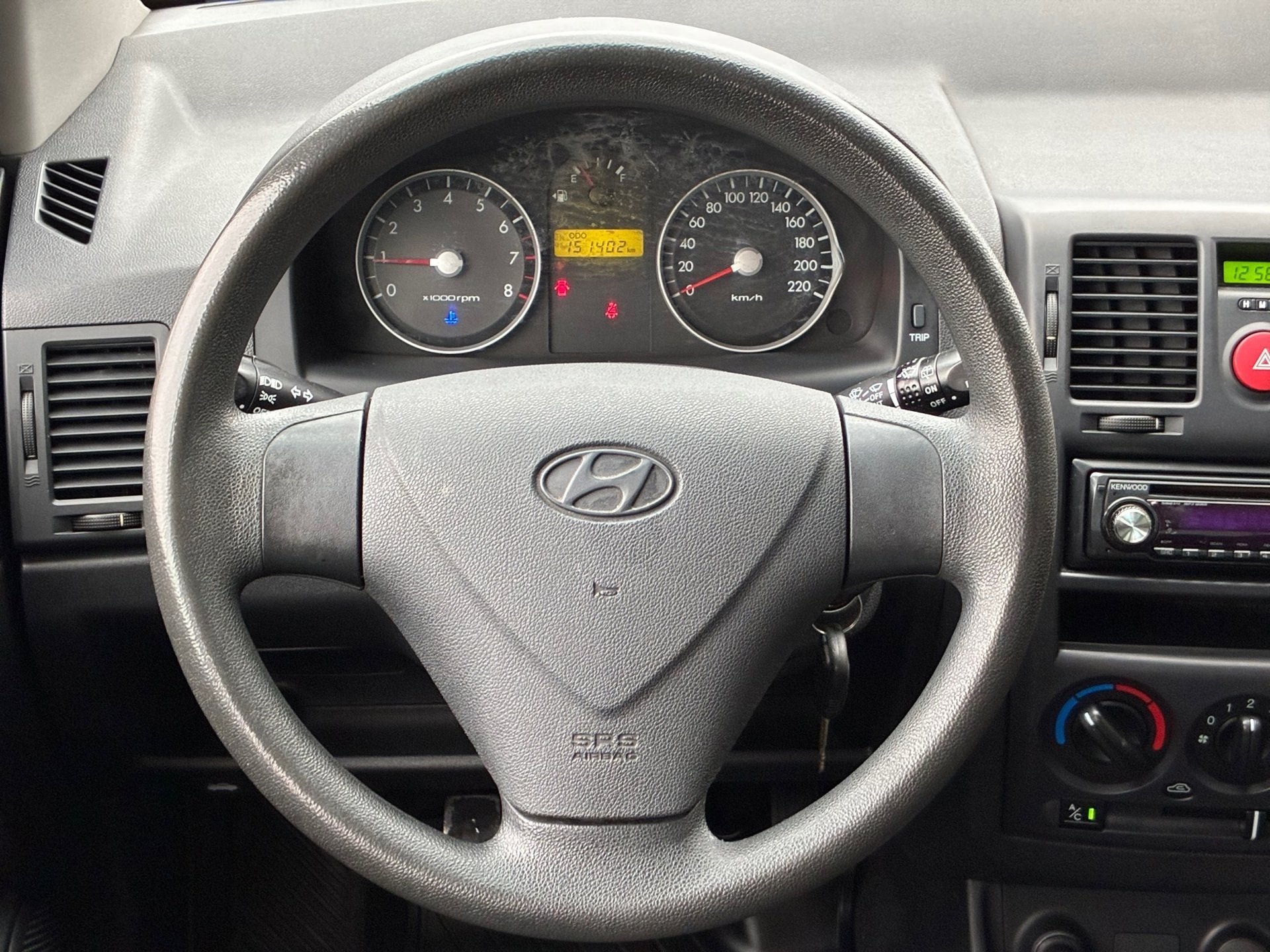 Hyundai Getz 1.4i Dynamic Sport|Airco|Elektr.ramen|LM-Velgen, Voorwielaandrijving, 450 kg, 4 cilinders, Geel