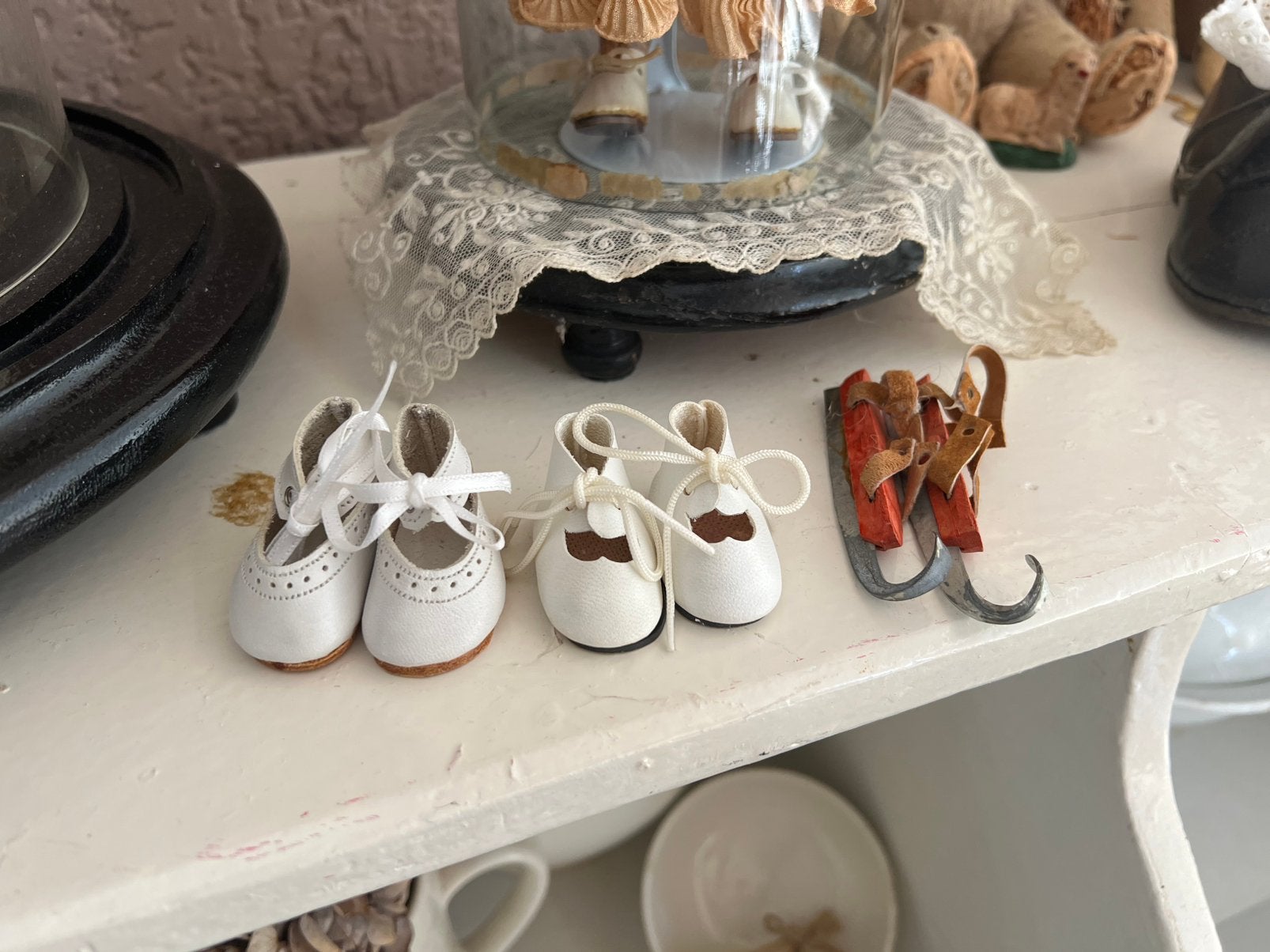 2 paar poppen schoentjes en poppen schaatsjes, Ophalen of Verzenden