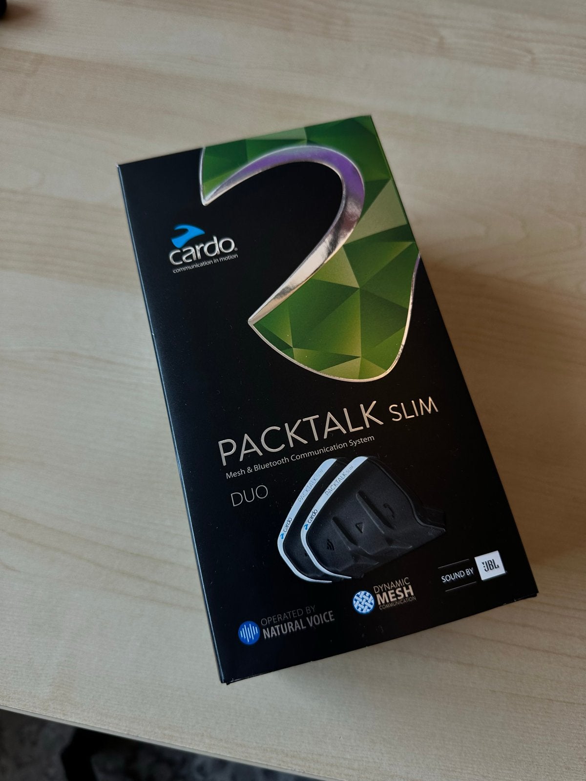 Foto 2 van Cardo Packtalk Slim Duo - Mesh & Bluetooth JBL speakers