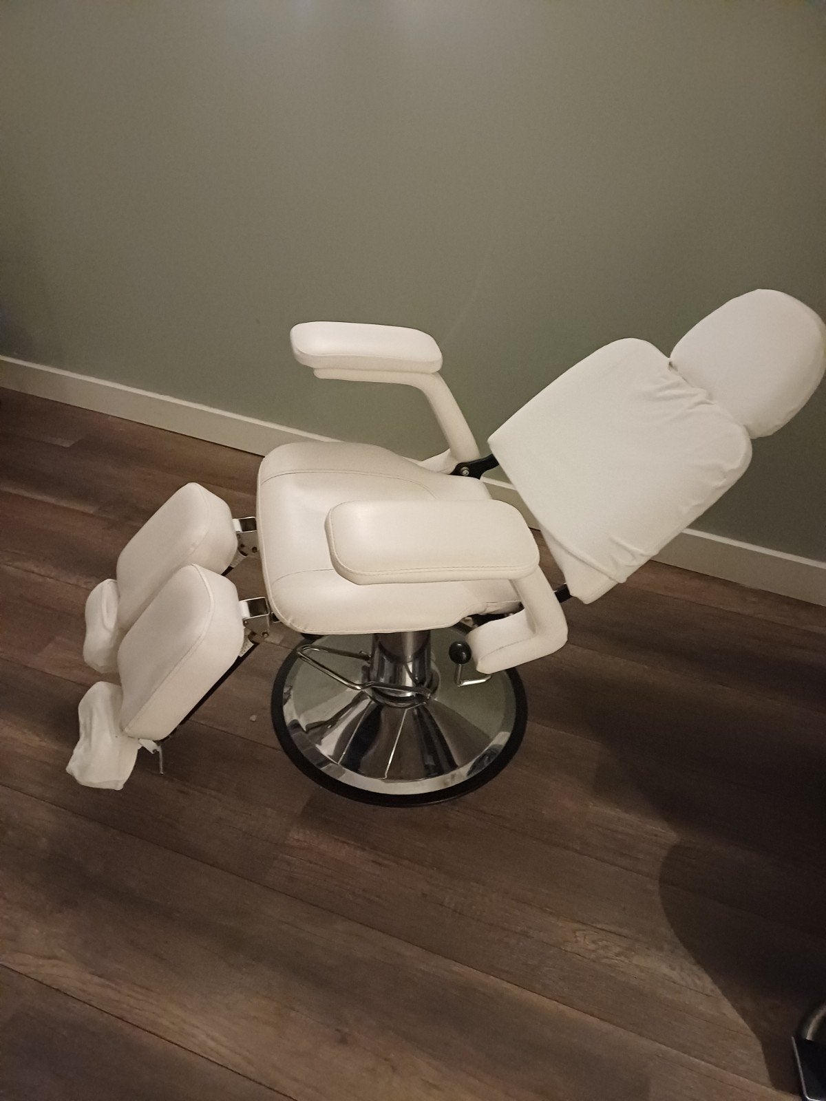 Witte hydraulische pedicurestoel te koop