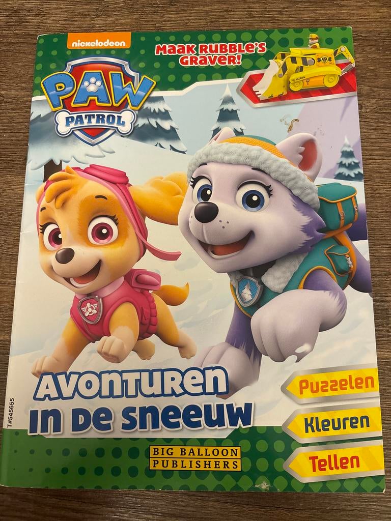 Paw Patrol Avonturen in de sneeuw, Ophalen of Verzenden