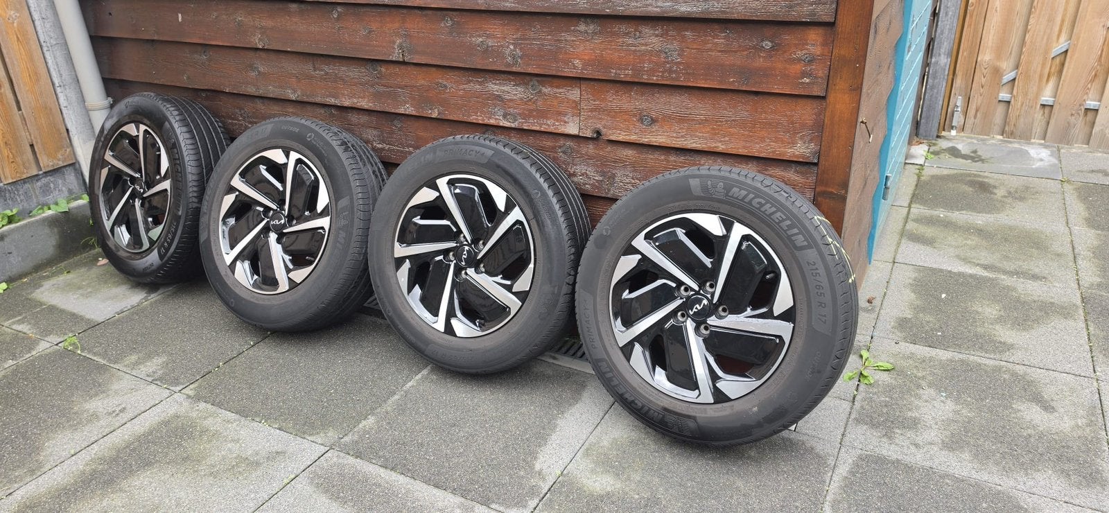Originele Kia Sportage 17 inch velgen + Michelin banden, 17 inch, Ophalen of Verzenden, Band(en), Personenwagen