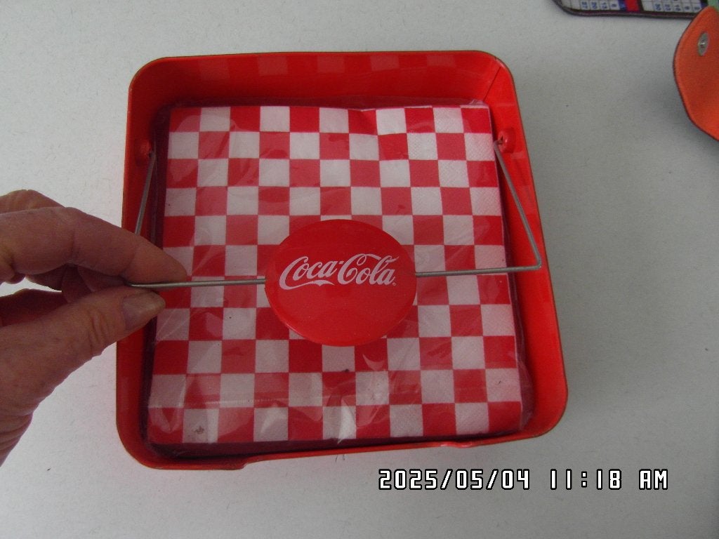 Coca Cola Servetten houder, Ophalen of Verzenden, Gebruiksvoorwerp